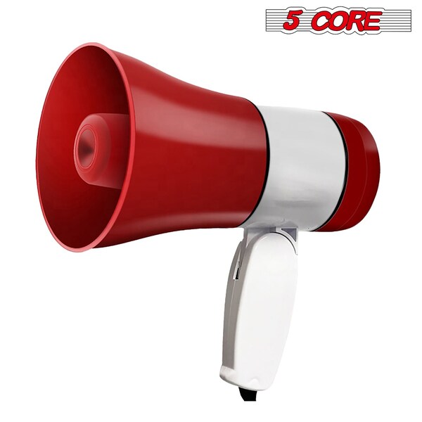 5 Core 5Core Megaphone Bullhorn Kids & Adults Loud Police SIREN Toy Mic
